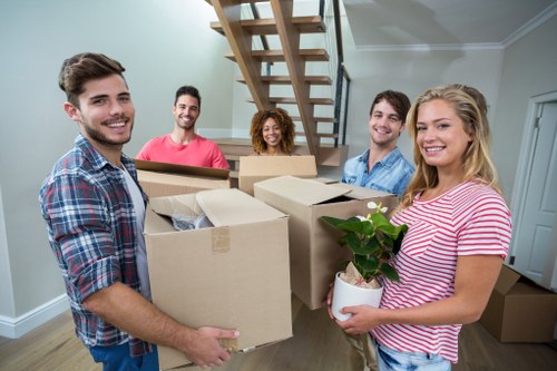 Illustration representing accessible moving services in Mayfair