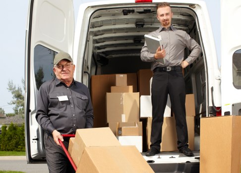 Removal service homepage banner for Mayfair house moves