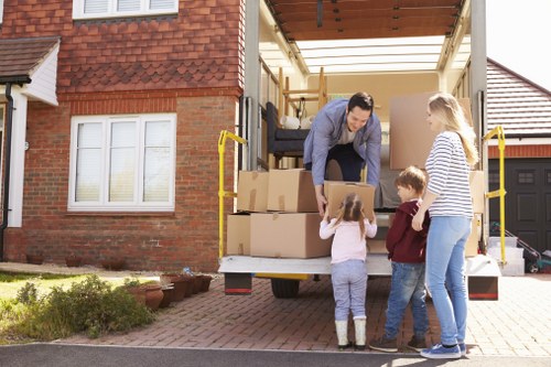 Careful packing and wrapping of furniture for a Mayfair apartment relocation