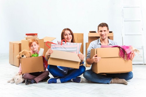 Moving equipment and protective gear used during removals