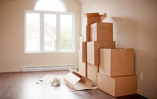 Office furniture pick-up for a Mayfair commercial space