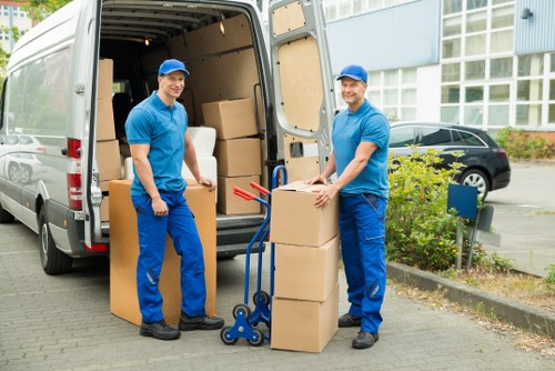 Fragile and valuable items prepared for house removals in Mayfair