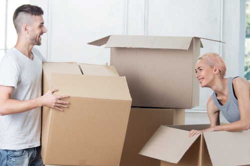 Luxury furniture and valuables prepared for a secure Mayfair flat move