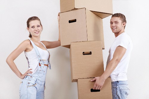 Careful loading of unwanted furniture during a Mayfair collection
