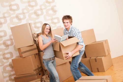 Commercial packing and unpacking services for Mayfair offices