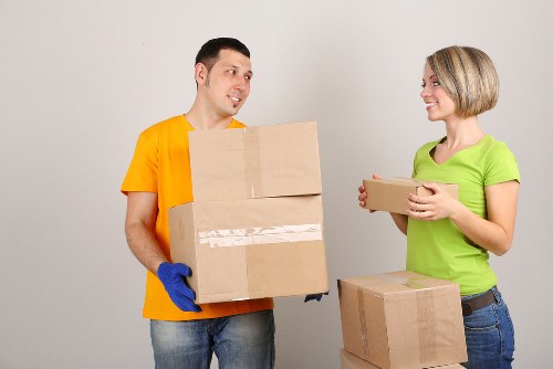 Fragile items protected with packing supplies in Mayfair