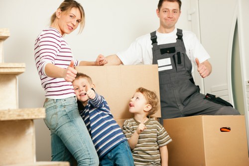 Final section of a removals terms document on a laptop